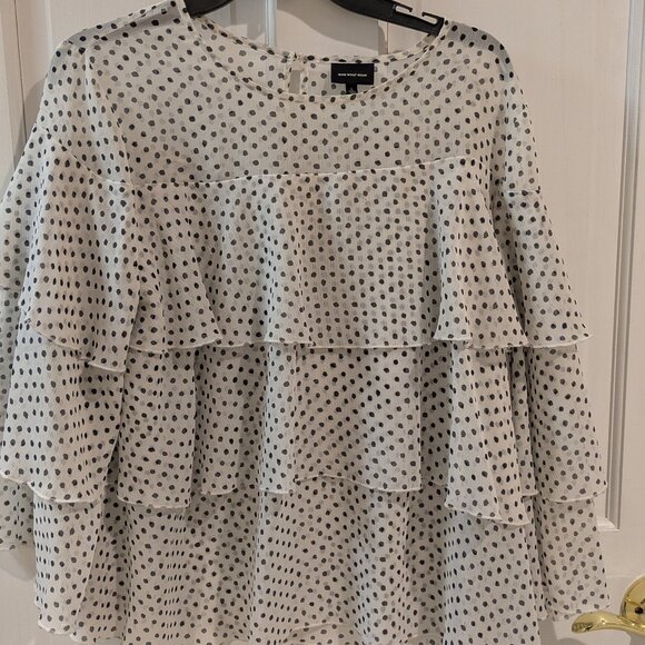 Who what wear polka dot blouse - Picture 1 of 7